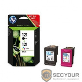 HP CN637HE Картриджи №121, Black&Color {DeskJet F4283/D2563, Black&Color (combo pack)}