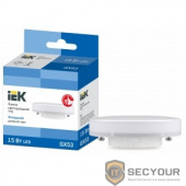 Iek LLE-T80-15-230-65-GX53 Лампа светодиодная ECO T75 таблетка 15Вт 230В 6500К GX53 IEK