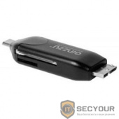 USB 3.0 Card reader OTG microB/microUSB/SD/microSD [GR-586UB] Black