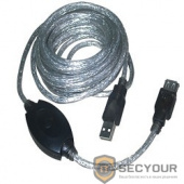 VCOM VUS7049-10M Кабель-адаптер USB2.0-repeater, удлинительный активный &lt;Am--&gt;Af&gt; 10м