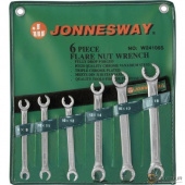 JONNESWAY [W24106S] Набор ключей гаечных разрезных в сумке, 8-19 мм, 6 предметов 