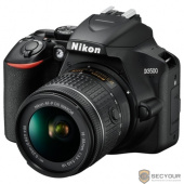 Nikon D3500 черный 24.2Mpix 18-55mm f/3.5-5.6 VR AF-P 2.9&quot; 1080p Full HD SDXC Li-ion (с объективом)
