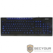 Keyboard A4Tech KD-800L USB, черный, проводная кл-ра [656659]