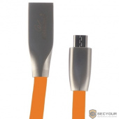 Cablexpert Кабель USB 2.0 CC-G-mUSB01O-1M AM/microB, серия Gold, длина 1м, оранжевый, блистер	