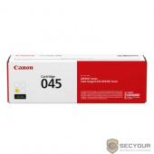 Canon Cartridge 045Y  1239C002 Тонер-картридж желтый  для Canon MF631/633/635, LBP611 (1300 стр.) (GR)