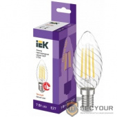 Iek LLF-CT35-7-230-30-E27-CL Лампа LED CT35 свеча вит. 7Вт 230В 3000К E27 серия 360°