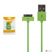 Дата-кабель Smartbuy USB - 30-pin для Apple, цветные, длина 1,2 м, зеленый (iK-412c green)/500