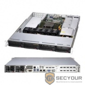 Supermicro AS-1014S-WTRT, Single AMD EPYC 7002, 8 DIMMs, 2 PCI-E 4.0 x16 (FHFL) slots, 1 PCI-E 4.0* x16 (LP) slot, 4 Hot-swap 3.5&quot; SATA3 drive bays, 2x 10GBase-T LAN, 500W RPSU