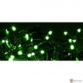 Neon-night 305-244 Гирлянда Нить 10м, с эффектом мерцания, черный ПВХ, 24В, цвет: Зелёный