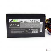 AirMax AK-600W Блок питания 600W ATX (24+4+6пин, 120mm (SCP)\(OVP)\(OCP)\(UVP)\ATX 12V v.2.3)