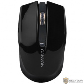 CANYON CNS-CMSW5B {wireless Optical  Mouse with 4 buttons, Optical 800/1200/1600, power saving technology, 2.4GHz, Black}
