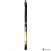 Neon-night 256-122 Сосулька светодиодная 50 см, 9,5V, двухсторонняя, 32х2 светодиодов, пластиковый корпус черного цвета, цвет светодиодов желтый