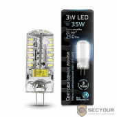 GAUSS 107707203 Светодиодная лампа LED G4 AC150-265V 3W 240lm 4100K силикон 1/20/200 