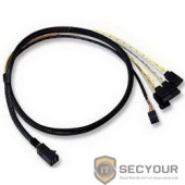 LSI (LSI00410) Logic Кабель Кабель MINI SAS HD internal cable SFF8643 to x4 SATA 0,6м 