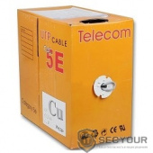 Telecom Кабель UTP кат. 5e 4 пары (305м) (0.40mm) CU серый [UTP4-TC1000C5EL-CU-IS]