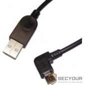 ORIENT MU-215B1, Кабель Micro USB 2.0, Am -&gt; micro-Bm (5pin) угловой, левый угол 90°, 1.5 м, черный