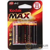 Kodak MAX LR6-4+2BL  [20 KAA-4+2 ] (72/288/17280) (6шт в уп-ке)