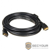 5bites APC-014-050 Кабель  HDMI M / HDMI M V1.4b, высокоскоростной, ethernet+3D, зол.разъемы, ферр.кольца, 5м.