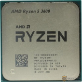 CPU AMD Ryzen 5 3600 OEM {3.6GHz up to 4.2GHz/6x512Kb+32Mb, 6C/12T, Matisse, 7nm, 65W, unlocked, AM4}