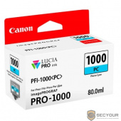 Картридж струйный Canon PFI-1000 PC 0550C001 фото голубой для Canon Pixma MG5740/MG6840/MG7740