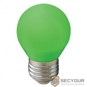 ECOLA K7CG50ELB globe   LED color  5,0W G45 220V E27 Green шар Зеленый матовая колба 77x45
