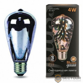 GAUSS 147802404 Светодиодная лампа LED 3D-Butterfly E27 4W 1/10/40 