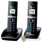Panasonic KX-TG8052RUB (черный)  {цветной дисплей,АОН,Caller ID,функция резервного питания,спикерфон,полифония}