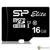 Micro SecureDigital 16Gb Silicon Power SP016GBSTHBU1V10SP {MicroSDHC Class 10, SD adapter}
