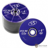 Диски VS DVD-RW 4,7 GB 4x Bulk/50 