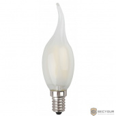 ЭРА Б0027928 Светодиодная лампа свеча на ветру матовая F-LED BXS-5w-840-E14 frozed