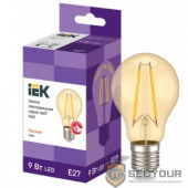 Iek LLF-A60-9-230-30-E27-CLG Лампа LED A60 шар золото 9Вт 230В 2700К E27 серия 360°