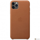 MX0D2ZM/A Apple iPhone 11 Pro Max Leather Case - Saddle Brown