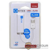 5bites UA2-45-02WH Кабель-адаптер  USB2.0 -&gt; RJ45 10/100 Мбит/с, 10см