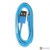 Дата-кабель Smartbuy USB - 8-pin для Apple, цветные, длина 1,2 м, голубой (iK-512c blue)/500