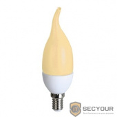 ECOLA C4PG80ELC candle   LED Premium  8,0W 220V E14 золотистая свеча на ветру (композит) 129x37