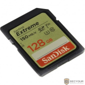 Флеш-накопитель Sandisk Карта памяти Sandisk Extreme SDXC Card 128GB 150MB/s V30 UHS-I U3