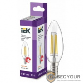 Iek LLF-C35-5-230-30-E14-CL Лампа LED C35 свеча прозр. 5Вт 230В 3000К E14 серия 360°    