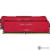 Crucial DRAM Ballsitix Red 2x32GB (64GB Kit) DDR4 3200MT/s  CL16  Unbuffered DIMM 288pin Red, EAN: 649528824981