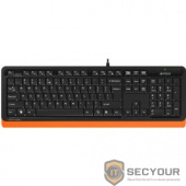 Клавиатура A-4Tech Fstyler FK10  ORANGE черный/оранжевый USB [1147534]