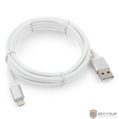 Cablexpert Кабель для Apple CC-S-APUSB01W-1.8M, AM/Lightning, серия Silver, длина 1.8м, белый, блистер