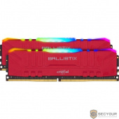 Crucial DRAM Ballistix Red RGB 2x32GB (64GB Kit) DDR4 3200MT/s  CL16  Unbuffered DIMM 288pin Red RGB, EAN: 649528825148