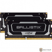 Crucial DRAM Ballistix Black 2x32GB (64GB Kit) DDR4 3200MT/s  CL16  Unbuffered SODIMM 260pin Black, EAN: 649528824486