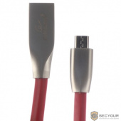 Cablexpert Кабель USB 2.0 CC-G-mUSB01R-1M AM/microB, серия Gold, длина 1м, красный, блистер