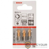 Bosch 2607001593 3 БИТ 25ММ PZ2 TIN