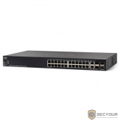 SG350X-24MP-K9-EU Коммутатор 24-портовый Cisco SG350X-24MP 24-port Gigabit POE Stackable Switch 