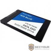 Накопитель твердотельный WD Твердотельный накопитель SSD WD Blue 3D NAND WDS400T2B0A 4ТБ 2,5&quot; SATA-III (TLC)