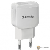 Defender Сетевой адаптер 1 USB, 5V/1А, белый, пакет (EPA-02) (83839)