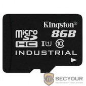 Micro SecureDigital 8Gb Kingston SDCIT/8GB {MicroSDHC Class 10, U1 Industrial, SD adapter}