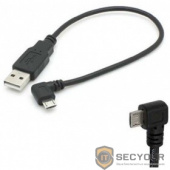 ORIENT MU-205B2, Кабель Micro USB 2.0, Am -&gt; micro-Bm (5pin) угловой, правый угол 90°, 0.5 м, черный