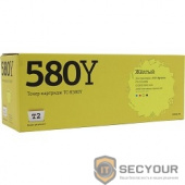 T2 TK-580Y Тонер-картридж (TC-K580Y) для Kyocera FS-C5150DN/ECOSYS P6021cdn (2800 стр.) жёлтый, с чипом